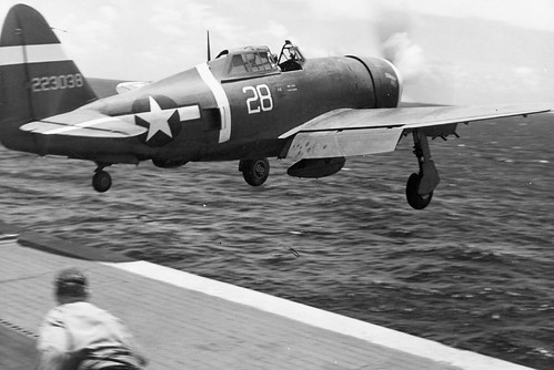 Warbird picture - P-47 carrier launch