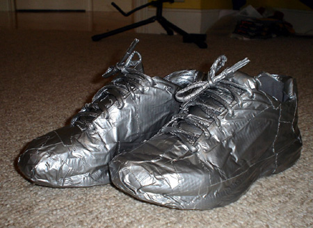 Duct tape shoes