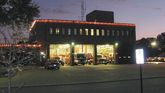 The Bridgeview Illinois Police and Fire Station at West 75th Street and South Oketo Avenue.