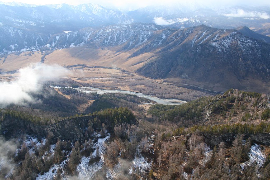 : Altai mountains aerial