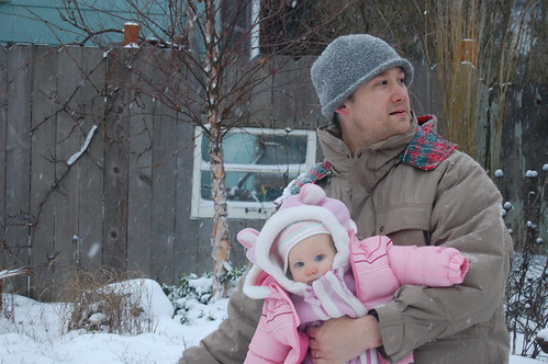David and Anneke in Snow