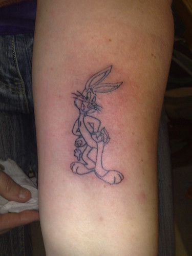 Bugs Bunny. Yet to be coloured.