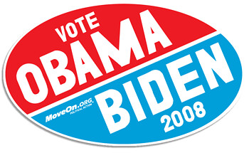 Obama-Biden bumper sticker!