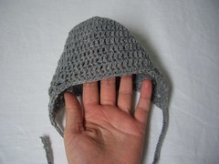 Gray baby hat