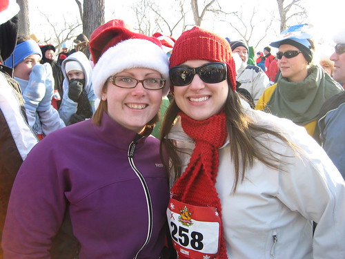 Me and Katie at the Reindeer Run