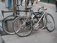 Fahrradhaufen in der Bahnhofstrasse