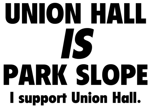 Union Hall Sign Small