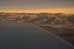 New Brighton and the Port Hills, Christchurch,...