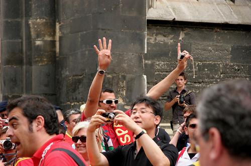 Spanish fans ©  Elena Pleskevich