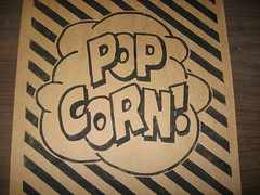 Test Print for Large Pop Corn Print Closeup