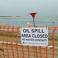「 中遠釜山號」 (Cosco Busan) 貨輪在舊金山灣漏油，沙灘不開放　(圖片來源：Ingrid Taylar)