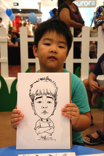 caricature live sketching for West Coast Plaza day 2 - 14