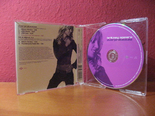 BRITNEY SPEARS Overprotected (Scarce 2002 US 3-track promotional PICTURE 