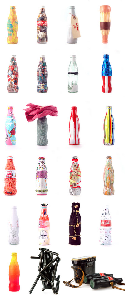 coca cola bottles design