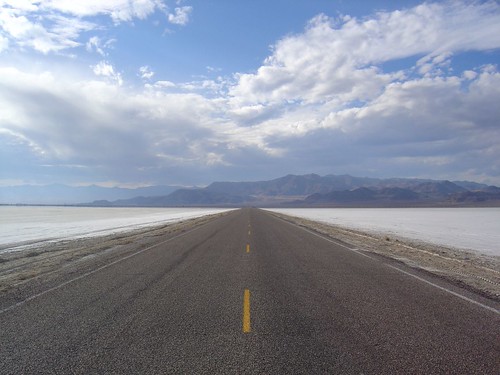 Salt Flats Road - Bonneville Salt Flats - Utah