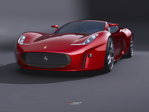 Serafini was rendered after a close look at the classic Ferrari models