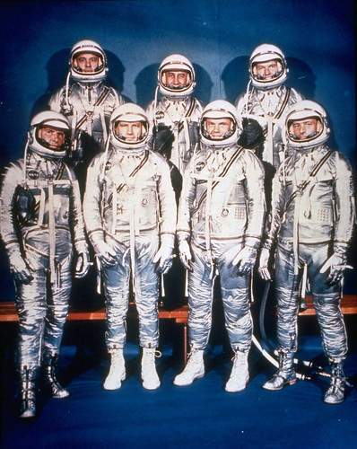 Seven Mercury astronauts