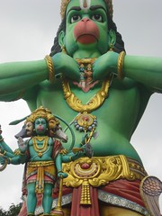 Hanuman Keeping parents in Heart