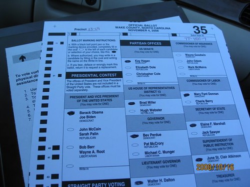 The ballot, another view