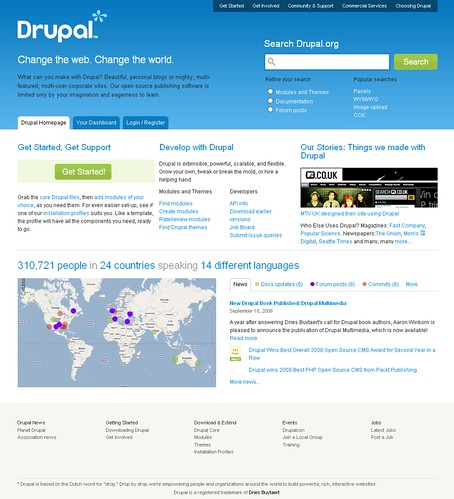 drupal.org redesign