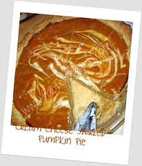 Cream Cheese Swirl Pumpkin Pie