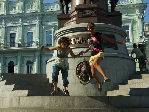Odessa - the monument, the leap ©  marktristan