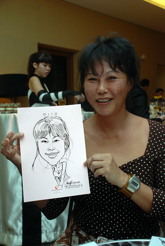 Caricature live sketching for Far East Organisation SPH Media Night The Miro 6