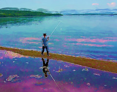 Peter going fishing