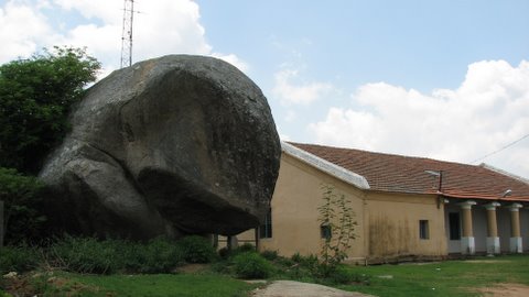 rock formation near microwave tower yoganarasimha temple area