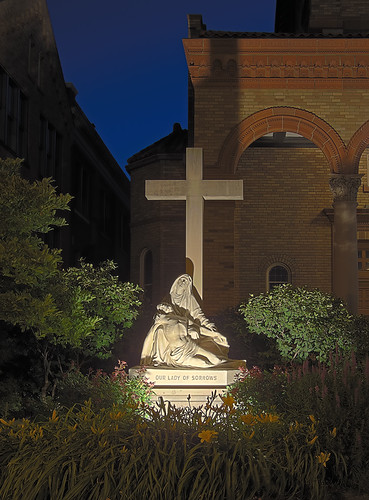 Our Lady of Sorrows Roman Catholic Church, in Saint Louis, Missouri, USA - statue