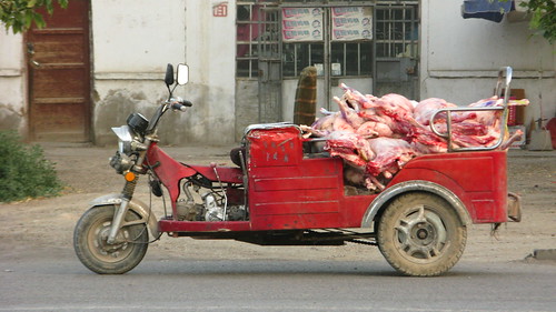 Meat anyone? (Hami, Xinjiang Province, China)