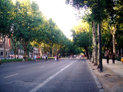 Paseo del Prado ohne Leute
