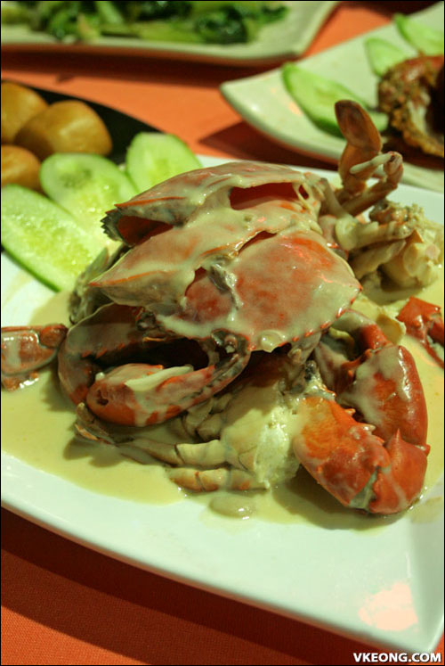 cheese baked crab