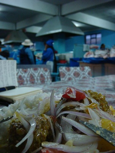 Lunch at the mercado municipal...Potosi - Bolivia.