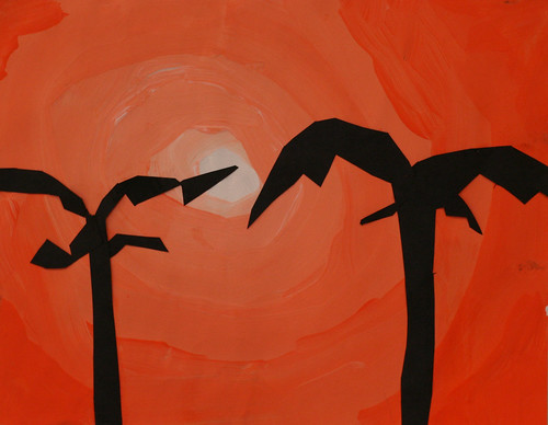 Kemon's Palm tree silhouettes 