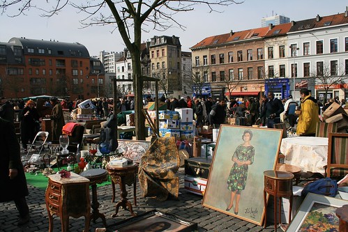 Flea Market at Place De Jeu de Balle