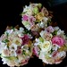 Antique Gold Rose Wedding Bouquets