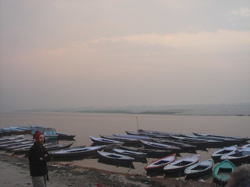 Ganges River1-39日出的恆河天空