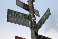 Grand & Mott Streets, Little Italy, NY by jenniferrt66, on Flickr
