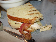 Panera Bread: Chicken bacon dijon panini