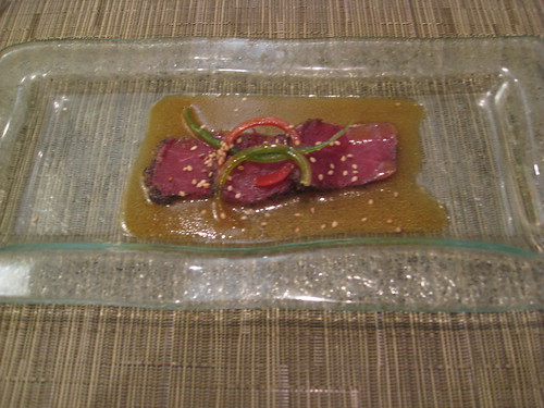 Zazu, Quito, Ecuador: Sashimi Tuna with Chilies in Sesame Oil