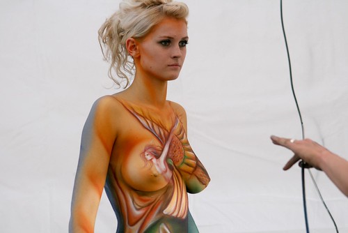 Asian Body Paint Picture