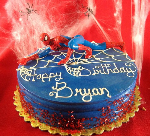 spiderman 3d cake. Birthday Cake Spiderman