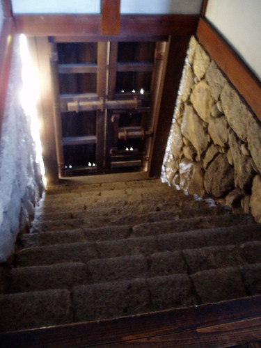 你拍攝的 姬路城內階梯。