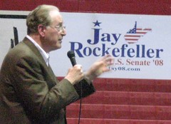 Sen. Jay Rockefeller campaigns for change