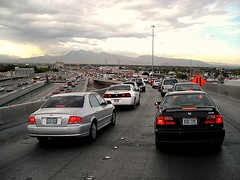 traffic in metro Las Vegas (by: Roadside Pictures, creative commons license)