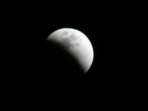 Beginning of Lunar Eclipse