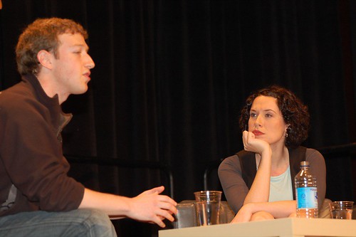 Mark Zuckerberg och Sarah Lacy