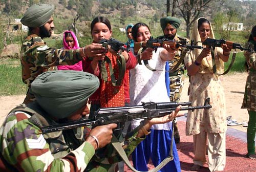 INDIA KASHMIR WOMEN VILLAGE DEFENCE COMMITTEE by jaipalsingh.