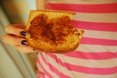 Toast with plum butter